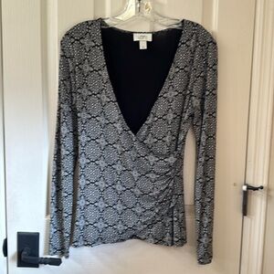 Loft Nylon printed shirt